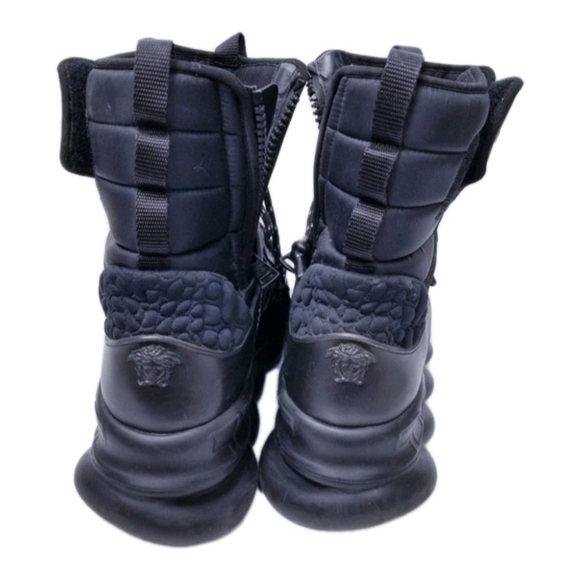 Versace Chain Reaction High-Top Sneaker Boots EU Size 42 US Mens Size 9 ( EUC) - Picture 5 of 9
